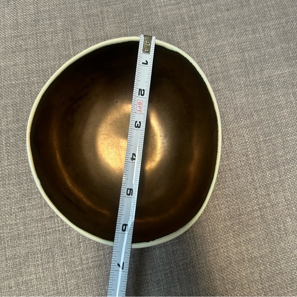 CRATE and BARREL Lux Bronze Stoneware Bowl #1111258 - Picture 12 of 15